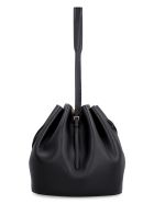 Jil Sander Leather Bucket Bag Jil Sander Leather Bucket Bag - black