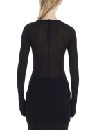 'ls Rib T' T-shirt Rick Owens 'ls Rib T' T-shirt - Nero