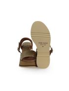Paloma Barceló Gisele Lory Beige Wedge Sandal Paloma Barceló Gisele Lory Beige Wedge Sandal - Taupe