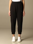 Mcq Pants Mcq Cotton Jogging Trousers With Logo McQ Alexander McQueen Mcq Pants Mcq Cotton Jogging Trousers With Logo - Black