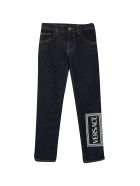 Young Versace Blue Jeans Young Versace Blue Jeans - Blu/bianco