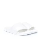 Balmain Slippers With Print Balmain Slippers With Print - White