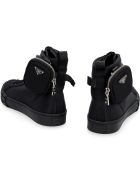 Prada Prada Wheel Re-nylon High-top Sneakers Prada Prada Wheel Re-nylon High-top Sneakers - black