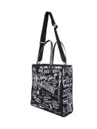 Golden Goose California Buying Canvas With Graffiti Golden Goose California Buying Canvas With Graffiti - White/Black