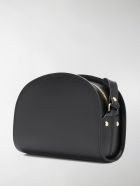 A.P.C. Sac Demi Lune Leather Crossbody Bag A.P.C. Sac Demi Lune Leather Crossbody Bag - Black