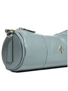 MANU Atelier Cylinder Leather Shoulder Bag MANU Atelier Cylinder Leather Shoulder Bag - Stone blue