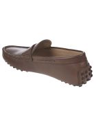 Tod's Logo Stamped Loafers Tod's Logo Stamped Loafers - Brown