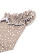 Douuod One Piece Swimsuit With Pois Douuod One Piece Swimsuit With Pois - Camel