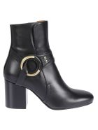 Chloé Stud Leather Ankle Boots Chloé Stud Leather Ankle Boots - Nero