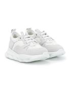 Young Versace White Chain Teen Sneakers Kids Young Versace White Chain Teen Sneakers Kids - Bianco