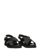 Prada Prada Crossover-strap Sandals Prada Prada Crossover-strap Sandals - NERO