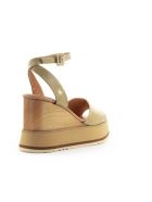 Paloma Barceló Gisele Lory Beige Wedge Sandal Paloma Barceló Gisele Lory Beige Wedge Sandal - Taupe