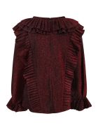 Sonia Rykiel Red T-shirt For Girl With Bow Sonia Rykiel Red T-shirt For Girl With Bow - Red