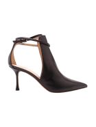 Francesco Russo Leather Pumps Francesco Russo Leather Pumps - Black