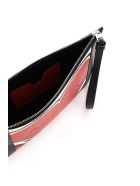 Leather Pouch Heart Print Alexander McQueen Leather Pouch Heart Print - MULTICOLOR
