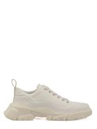 McQ Alexander McQueen Leather And Canvas Mcq Sneaker McQ Alexander McQueen Leather And Canvas Mcq Sneaker - OFF WHITE
