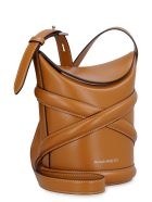 Alexander McQueen The Curve Leather Bucket Bag Alexander McQueen The Curve Leather Bucket Bag - Saddle Brown