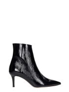Fabio Rusconi High Heels Ankle Boots In Black Patent Leather Fabio Rusconi High Heels Ankle Boots In Black Patent Leather - black