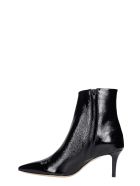 Fabio Rusconi High Heels Ankle Boots In Black Patent Leather Fabio Rusconi High Heels Ankle Boots In Black Patent Leather - black