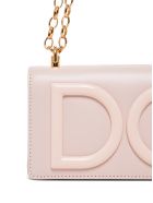 Dolce & Gabbana Dg Girls Crossbody Bag In Leather With Logo Dolce & Gabbana Dg Girls Crossbody Bag In Leather With Logo - Pink