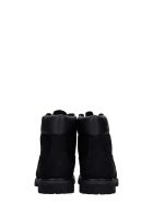 Timberland 6in Prem Combat Boots In Black Nubuck Timberland 6in Prem Combat Boots In Black Nubuck - black