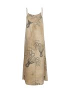 Uma Wang Anaya Thin Strap Long Dress Uma Wang Anaya Thin Strap Long Dress - Light Grey Black