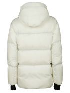 Moncler Logo Print Padded Jacket Moncler Logo Print Padded Jacket
