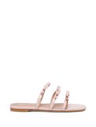 RED Valentino Patent Leather Sandals With Bows Detail RED Valentino Patent Leather Sandals With Bows Detail - Pink