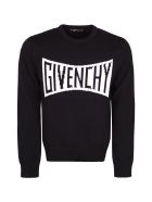 Givenchy Logo Crew-neck Pullover Givenchy Logo Crew-neck Pullover - black