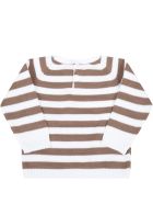 Little Bear Multicolor Sweater For Baby Boy Little Bear Multicolor Sweater For Baby Boy - White