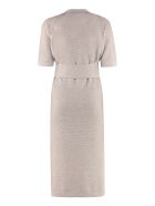 Agnona Ribbed Knit Dress Agnona Ribbed Knit Dress - turtledove