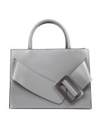 BOYY Grey Leather Bobby Bag BOYY Grey Leather Bobby Bag - Grey