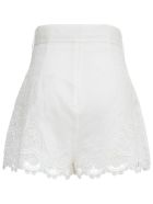 Zimmermann Lulu Cotton Shorts With Bow Zimmermann Lulu Cotton Shorts With Bow - White