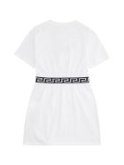 Young Versace Medusa Print Cotton Dress Young Versace Medusa Print Cotton Dress - White