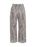 Pleats Please Issey Miyake Wide Cropped Pants Pleats Please Issey Miyake Wide Cropped Pants - BROWN