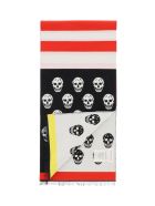 Alexander McQueen Scarf With Skull & Stripes Alexander McQueen Scarf With Skull & Stripes - Multicolor