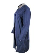 Fabiana Filippi Light Nylon Coat With Button Closure And Jewels On The Collar Fabiana Filippi Light Nylon Coat With Button Closure And Jewels On The Collar - Blu