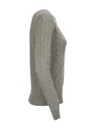 Ralph Lauren Cable Wool Crewneck Jumper Ralph Lauren Cable Wool Crewneck Jumper - Grey Melange