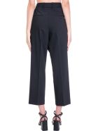 Helmut Lang Crop Wrap Pants In Black Wool Helmut Lang Crop Wrap Pants In Black Wool - black