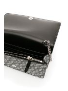 Jimmy Choo Palace Jc Glitter Bag Jimmy Choo Palace Jc Glitter Bag - SILVER BLACK (Black)