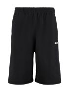 MSGM Logo Print Sweatshorts MSGM Logo Print Sweatshorts - black
