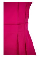 Marni Polo-neck Cotton Poplin Dress With Pleats Marni Polo-neck Cotton Poplin Dress With Pleats - Fuchsia