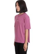 Acne Studios Edie Stamp T-shirt In Viola Cotton Acne Studios Edie Stamp T-shirt In Viola Cotton - Viola