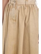 Golden Goose Adele Skirt In Beige Cotton Golden Goose Adele Skirt In Beige Cotton - beige