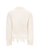 Riccardo Comi White "happy Day" Sweater For Kids Riccardo Comi White "happy Day" Sweater For Kids - White