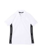 Newborn White Polo Shirt Givenchy Newborn White Polo Shirt - Bianco