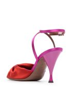 L'Autre Chose Bicolor Satin Sandals L'Autre Chose Bicolor Satin Sandals - Fuxia