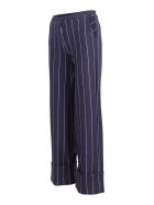 La Petit Robe By Chiara Boni 'fred Print' Polyamide Trousers La Petit Robe Di Chiara Boni La Petit Robe By Chiara Boni 'fred Print' Polyamide Trousers - Blue