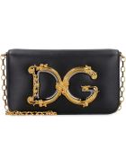 Dolce & Gabbana Dg Girls Leather Crossbody Bag Dolce & Gabbana Dg Girls Leather Crossbody Bag - black