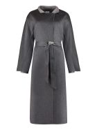 Agnona Cashmere Long Coat Agnona Cashmere Long Coat - grey